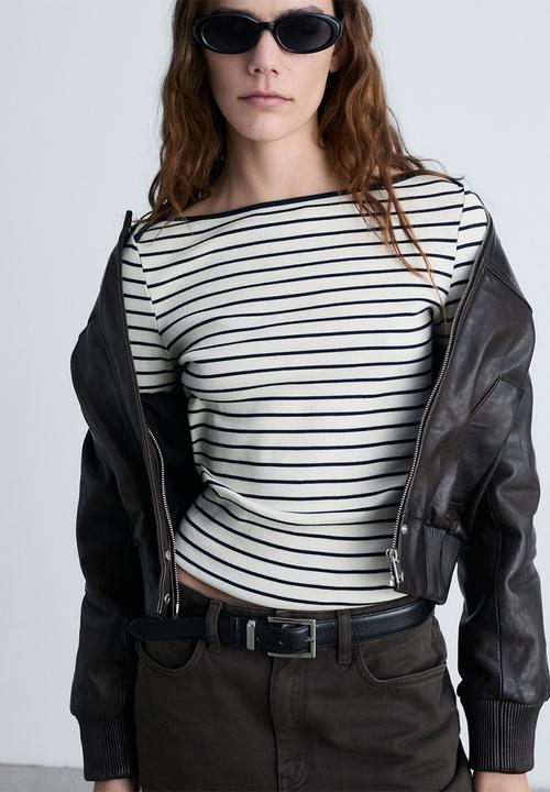 MANGO - T-Shirt Frenchi - Natural