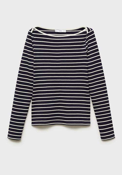 MANGO - T-Shirt Frenchi - Navy