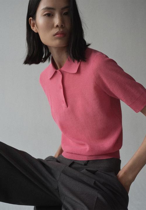 MANGO - Sweater Casparin - Bright Pink