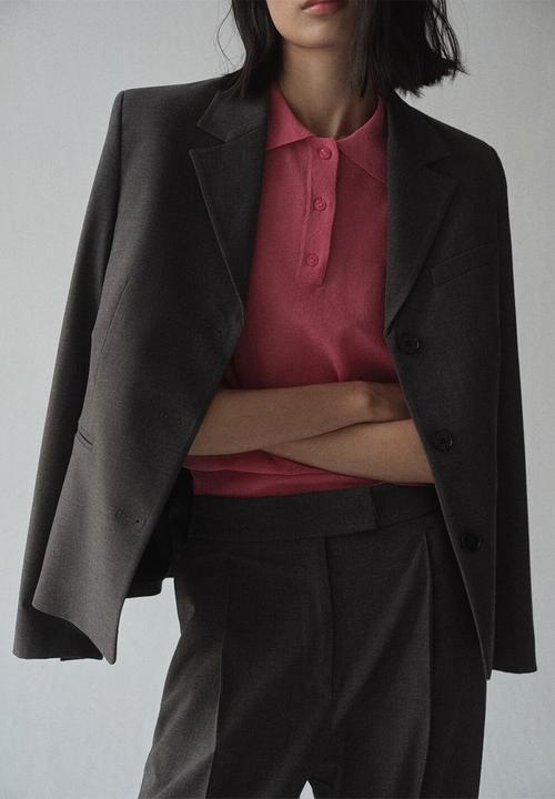 MANGO - Sweater Casparin - Bright Pink