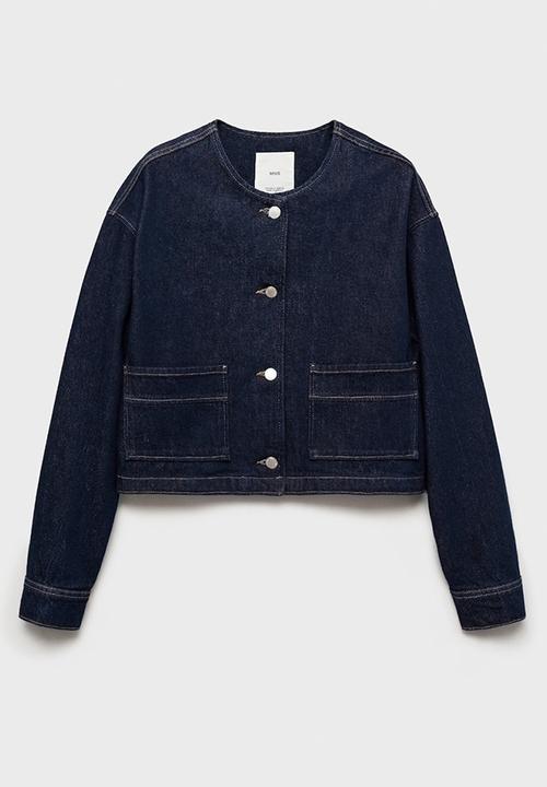 MANGO - Jacket Pipa - Open Blue