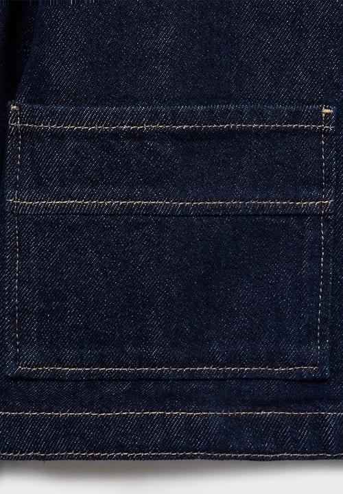 MANGO - Jacket Pipa - Open Blue
