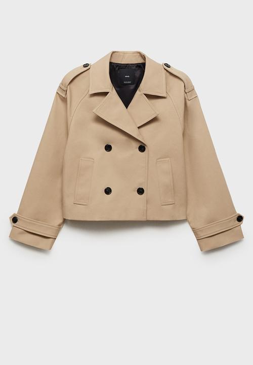 MANGO - Jacket Habana - Mid-Beige
