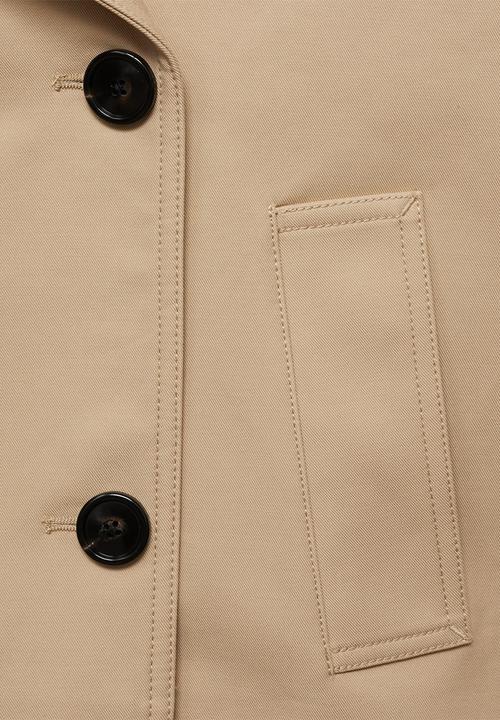 MANGO - Jacket Habana - Mid-Beige