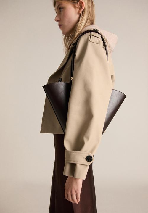 MANGO - Jacket Habana - Mid-Beige