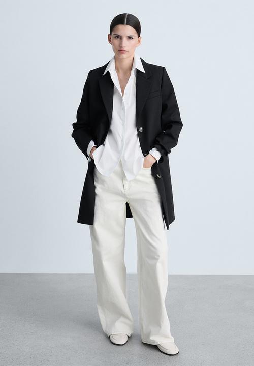 MANGO - Coat Manila - Black