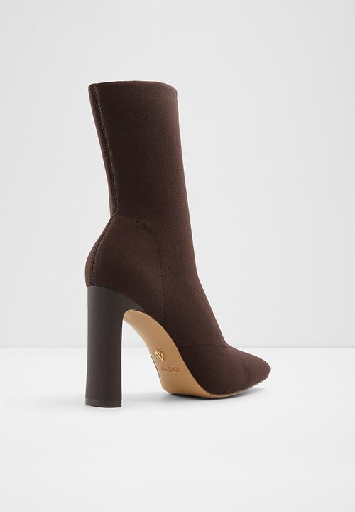 ALDO - Faelora Sock Boot - Brown Overflow