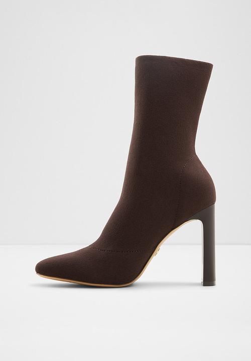 ALDO - Faelora Sock Boot - Brown Overflow