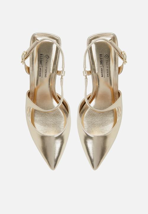 Call It Spring - Novaah closed toe slingback - gold