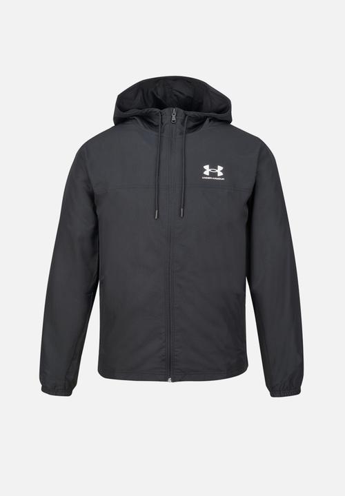 Under Armour - UA Rival Woven Windbreaker - Black & White