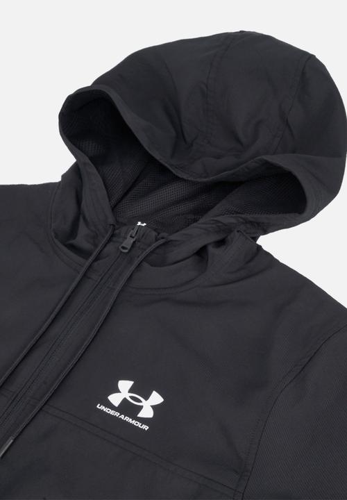 Under Armour - UA Rival Woven Windbreaker - Black & White