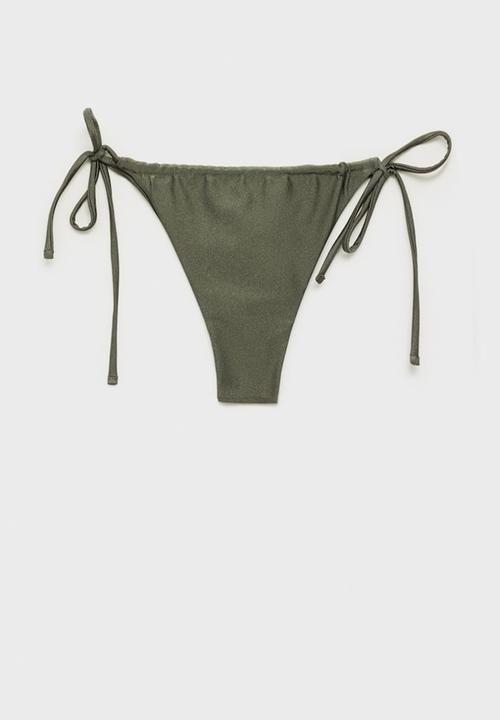 MANGO - Bikini Pantie Mermaid - Beige/Khaki