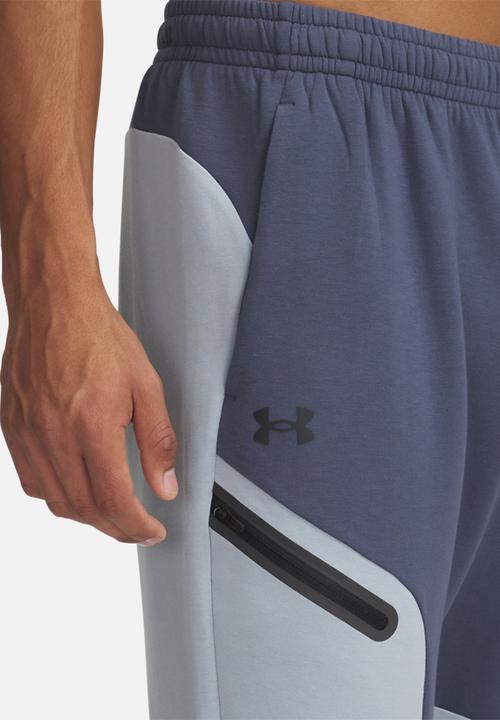 Under Armour - UA Unstoppable Fleece Jogger  - Downpour Gray / Harbor Blue / Black
