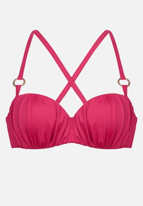 DORINA - Mali light padded bandeau - pink