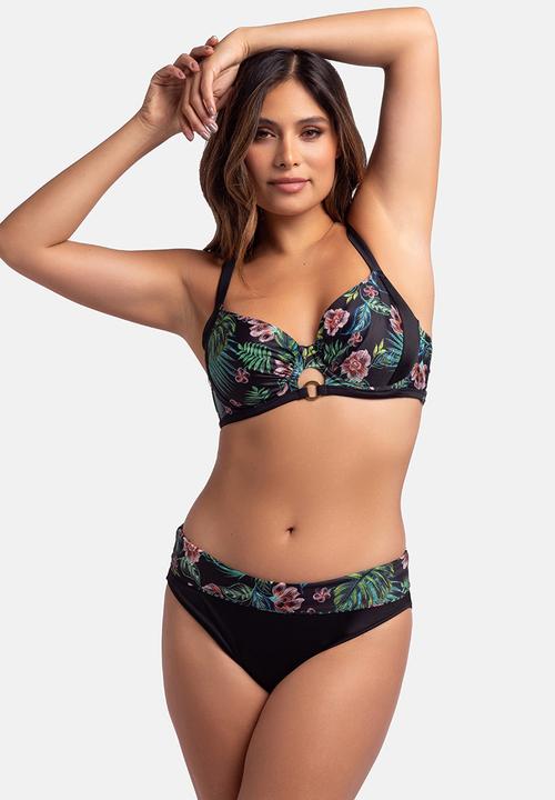 DORINA - Plus Mandika non padded bikini top - black