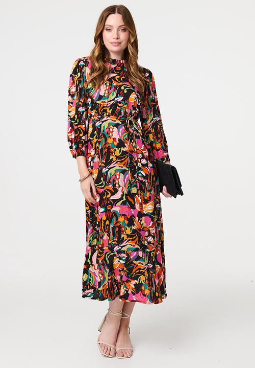 Stella Morgan - Bold Floral printed Maxi Dress - Multi