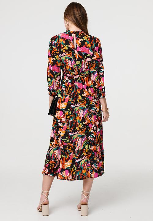 Stella Morgan - Bold Floral printed Maxi Dress - Multi