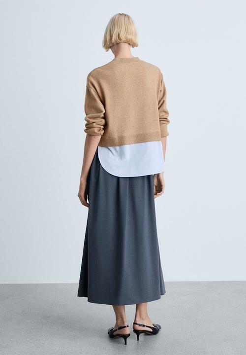 MANGO - Sweater Garance - Mid-Beige