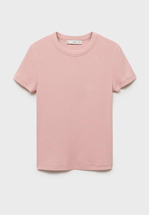 MANGO - T-Shirt Belmonte - Light/Pastel Pink
