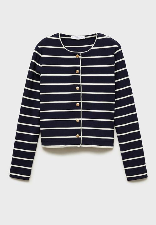 MANGO - Cardigan Porto - Navy