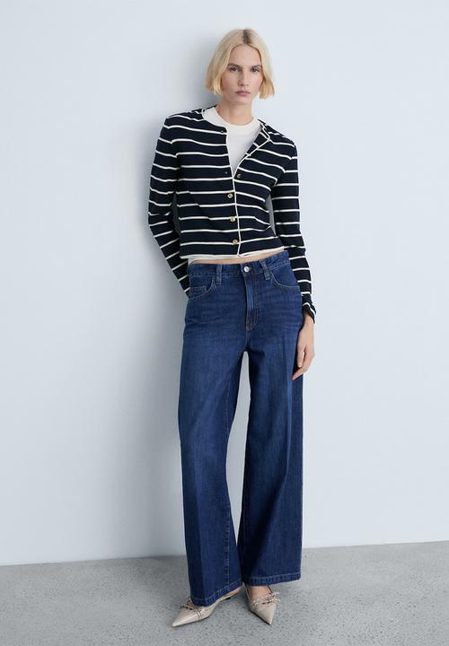 MANGO - Cardigan Porto - Navy