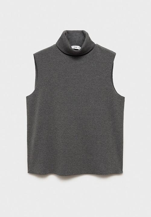MANGO - Top Lea - Gray