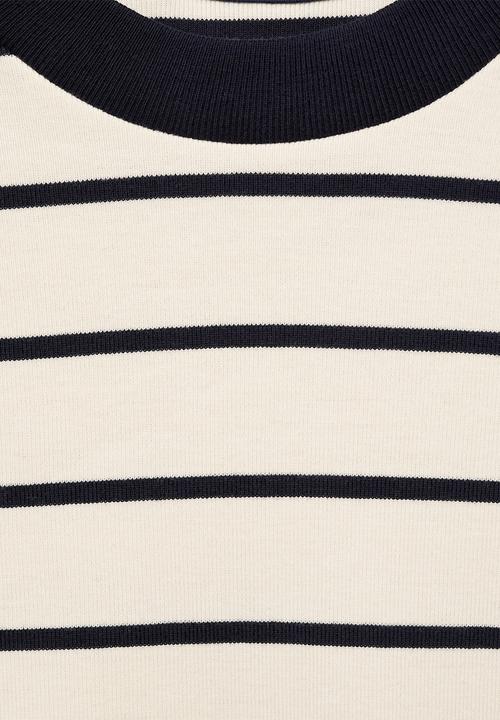 MANGO - T-Shirt Rayito - Light Beige
