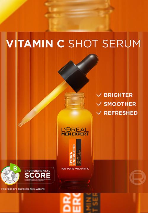 L'Oreal Men Expert - Paris Men Expert 10% Pure Vitamin C Shot Serum 30ml