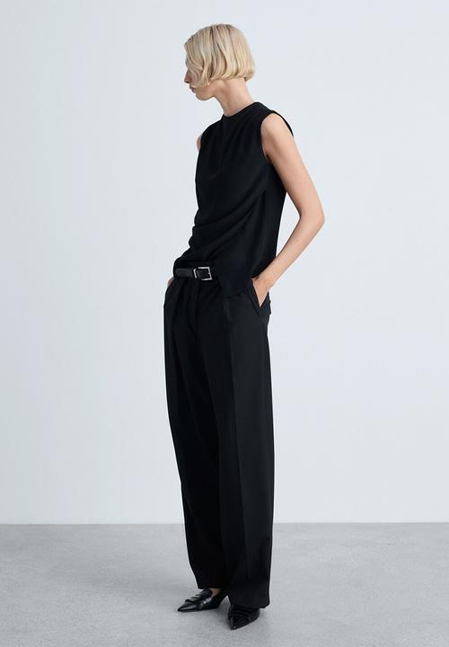 MANGO - Blouse Area - Black