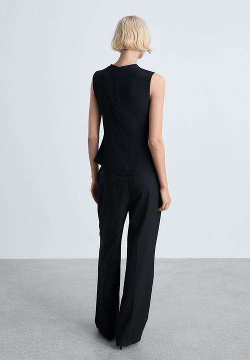 MANGO - Blouse Area - Black