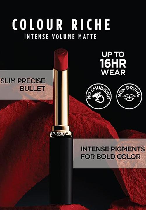L'Oreal Paris - Color Riche Volume Matte Intense 40YRS - 635 Worth it Medium​