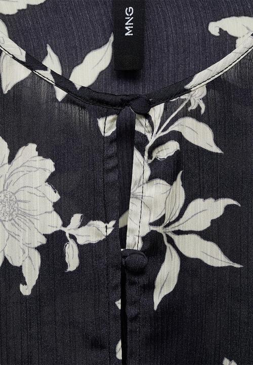 MANGO - Blouse Swan - Black