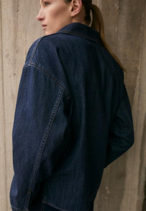 MANGO - Blouse Sylvie - Open Blue