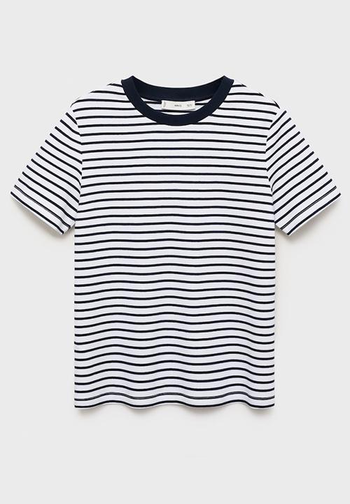 MANGO - T-Shirt Rita - Medium Blue