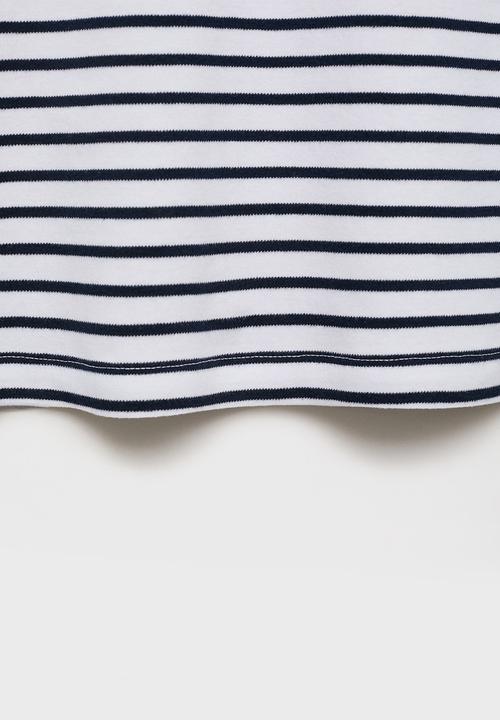 MANGO - T-Shirt Rita - Medium Blue