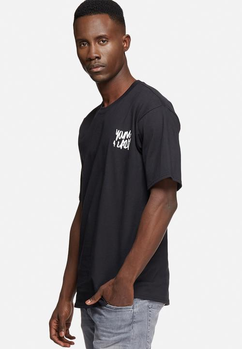 Young and Lazy - Graffiti logo tee