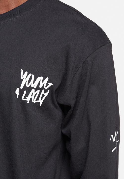 Young and Lazy - Graffiti tee