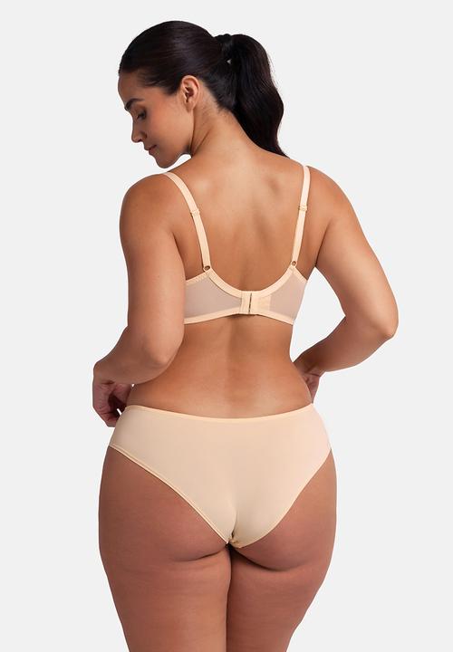 DORINA - Plus Alma 2pack light padded plunge - black/beige
