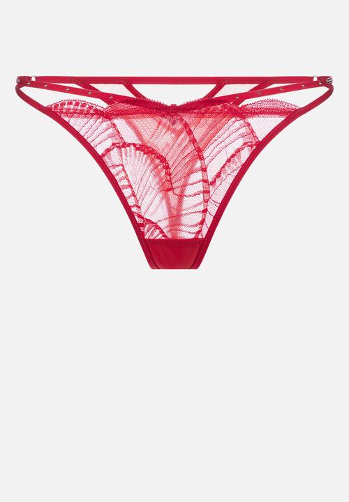 DORINA - Plus Adelina string - red