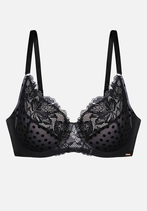 DORINA - Plus yasmine light padded demi - black