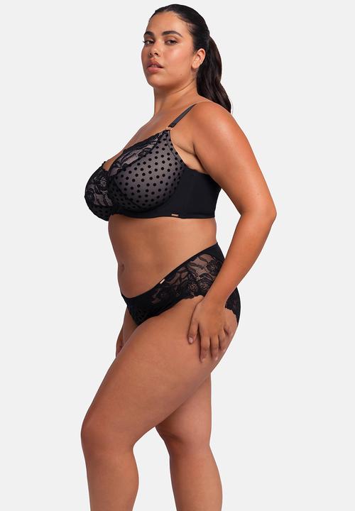 DORINA - Plus yasmine light padded demi - black
