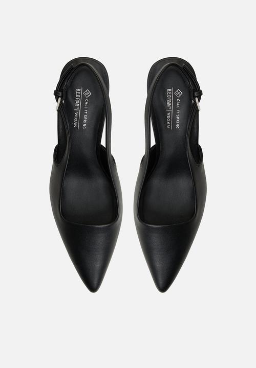 Call It Spring - Opaal slingback - black