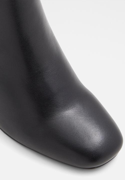 ALDO - Satorimini Ankle Boot - Black Leather