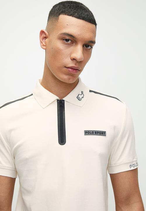 POLO - Men Sport Short Sleeve Golfer - White