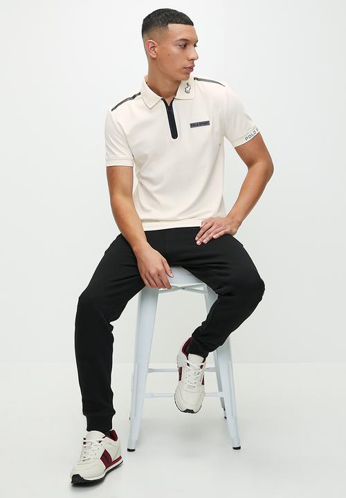 POLO - Men Sport Short Sleeve Golfer - White