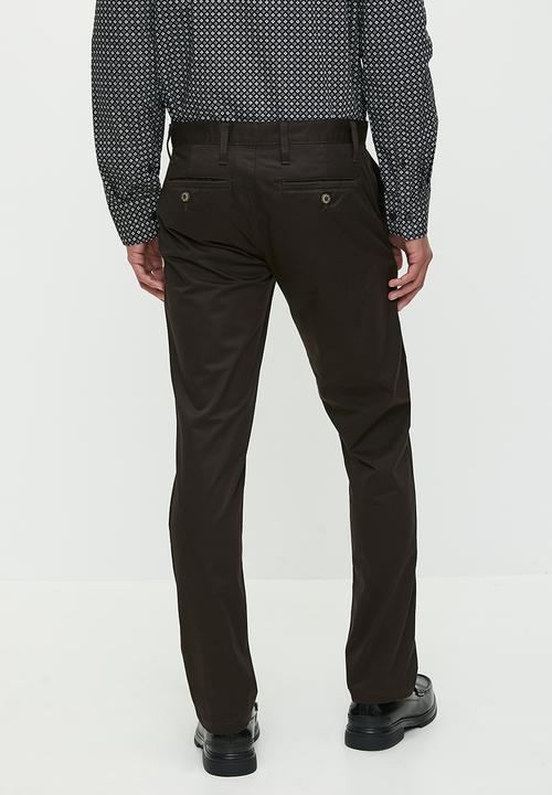 POLO - Mens Essential Slim Leg Pant - Chocolate