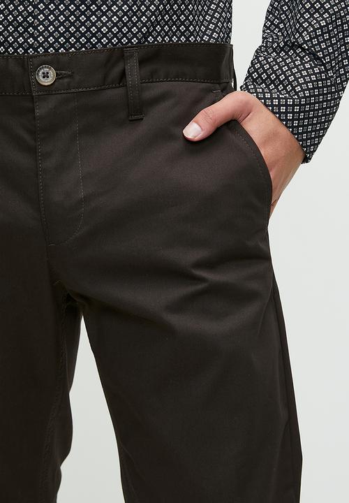POLO - Mens Essential Slim Leg Pant - Chocolate