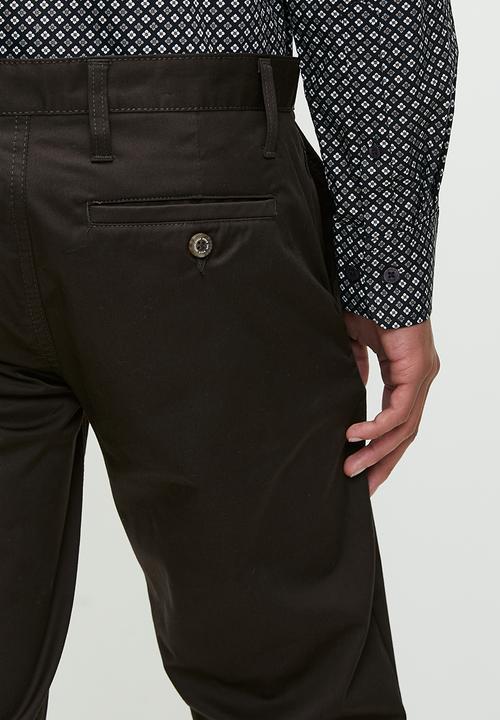 POLO - Mens Essential Slim Leg Pant - Chocolate