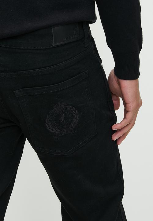 POLO - Mens Slim Leg Denim - Black