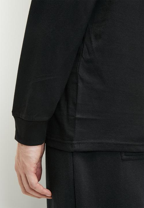 Vans - Mn vans classic long sleeve - black & white